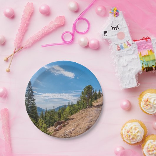 Assiettes En Carton Plaques papier Pikes Peak Train Ride (Fête)