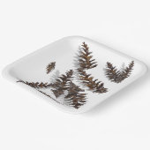 Assiettes En Carton Plaques papier Pine ConeEvergreens (Angulaire)