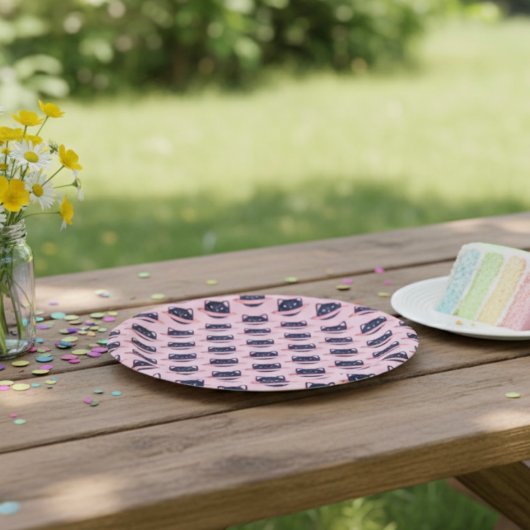 Assiettes En Carton Plaques Papier Planète Chat