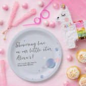 Assiettes En Carton Plaques papier Planète et Étoile personnalisées (Fête)