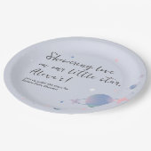 Assiettes En Carton Plaques papier Planète et Étoile personnalisées (Angle)