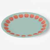 Assiettes En Carton Plaques papier pomme d'automne mignonnes (Angle)