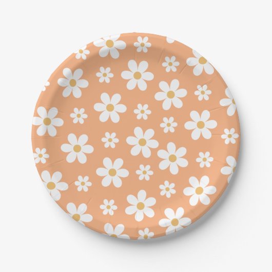 Assiettes En Carton Plaques papier pour abricot Retro super (Devant)