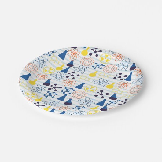 Assiettes En Carton Plaques papier pour enseignant en chimie (Angle)