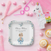 Assiettes En Carton Plaques Papier Première Sainte Communion (Fête)