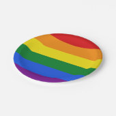 Assiettes En Carton Plaques papier Rainbow Flag (Angle)