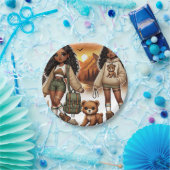 Assiettes En Carton Plaques papier Randonnée Adventure & Style (Fête)