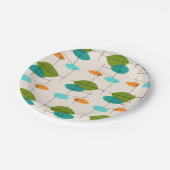 Assiettes En Carton Plaques papier Retro Atomic Mobile Motif (Angle)