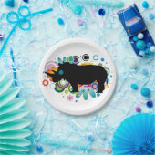 Assiettes En Carton Plaques papier Rhino Abstraites (Fête)