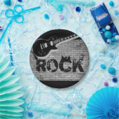 Assiettes En Carton Plaques papier Rock Music (Fête)