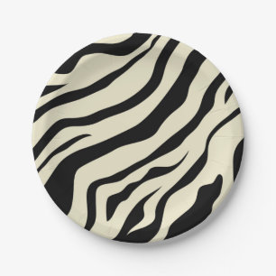 Assiettes En Carton Plaques papier S.K. Zebra Fever