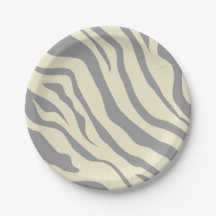Assiettes En Carton Plaques papier S.K. Zebra Fever