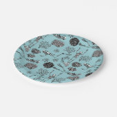 Assiettes En Carton Plaques Papier Scuba Skeleton (Angle)