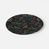 Assiettes En Carton Plaques papier Septembre, 17 Anniversaire (Angle)