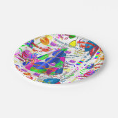 Assiettes En Carton Plaques papier Septembre, 25 Anniversaire Septembr (Angle)