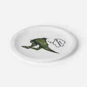 Assiettes En Carton Plaques papier T-Rex Dinosaur (Angle)