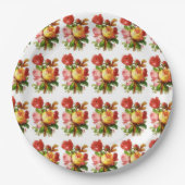 Assiettes En Carton Plaques Papier Tea Party Rose anglais (Devant)