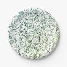 Plaques papier tendance