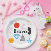 Assiettes En Carton Plaques Papier Toutes Étoiles Vraiment Filles (Fête)