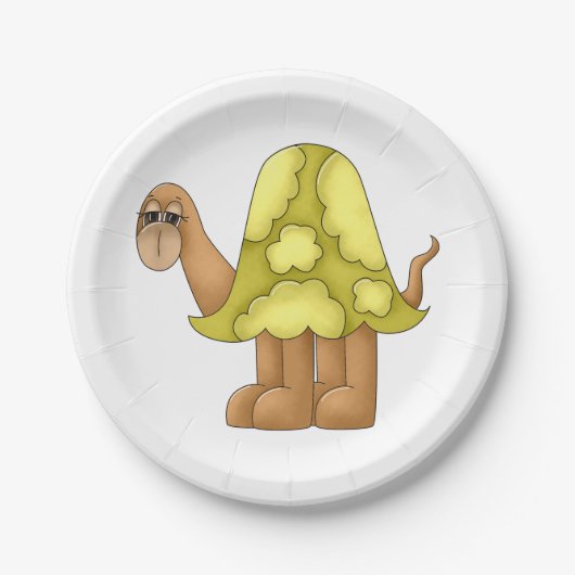 Assiettes En Carton Plaques Papier Turtle De Triste (Devant)