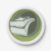 Assiettes En Carton Plaques Papier Wad (Devant)