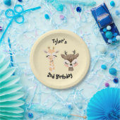 Assiettes En Carton Plaques personnalisées Safari Party (Fête)