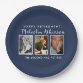 Assiettes En Carton Plaques photo de la partie retraite (Devant)