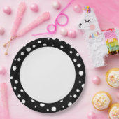 Assiettes En Carton Plaques pois (Fête)