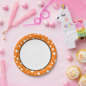 Assiettes En Carton Plaques pois (Fête)