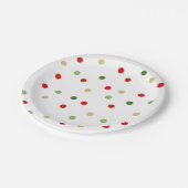 Assiettes En Carton Plaques pois (Angle)