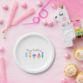Assiettes En Carton Plaques Popsicle (Fête)