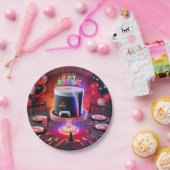 Assiettes En Carton Plaques PS5 (Fête)