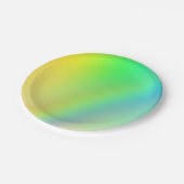 Assiettes En Carton Plaques Rainbow Neon Party (Angle)