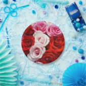 Assiettes En Carton Plaques roses (Fête)