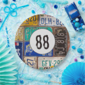 Assiettes En Carton Plaques rouillées 88e anniversaire (Fête)