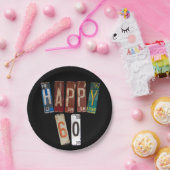 Assiettes En Carton plaques rouillées pour 60e anniversaire (Fête)