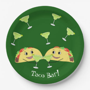 Assiettes En Carton Plaques Taco Taco Taco