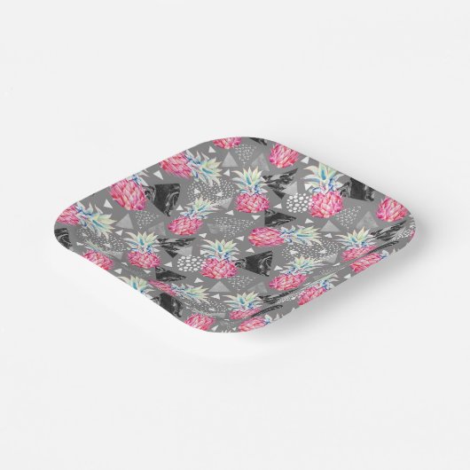 Assiettes En Carton Plaques texturées à géométrie variable (Angulaire)