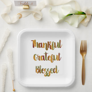 Assiettes En Carton Plaques Thanksgiving
