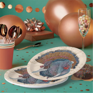 Assiettes En Carton Plaques Turquie Thanksgiving