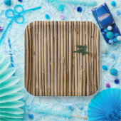 Assiettes En Carton Plaques Zen Bambou (Fête)