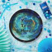 Assiettes En Carton Plasma électrique (Fête)