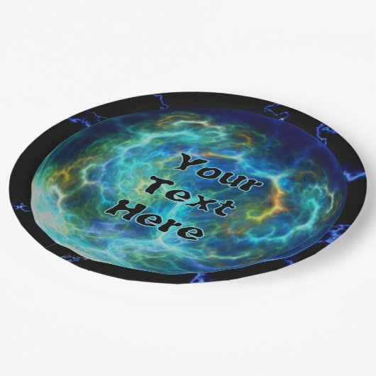 Assiettes En Carton Plasma électrique (Angle)