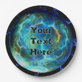 Assiettes En Carton Plasma électrique (Devant)