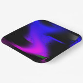 Assiettes En Carton Plasma noir brillant (Angulaire)