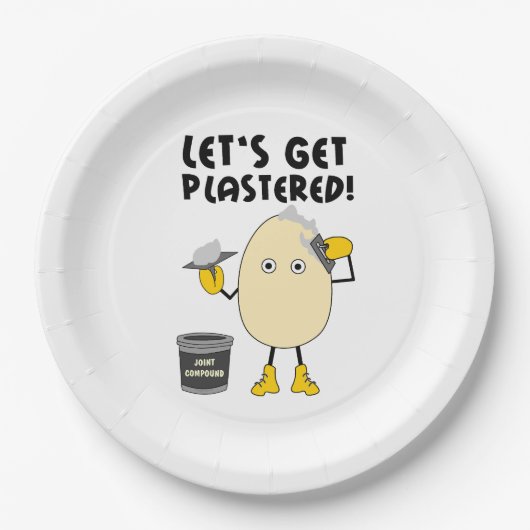 Assiettes En Carton Plasteriser (Devant)