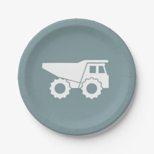 Assiettes En Carton Plat de camion à benne basculante de plaques à