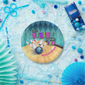 Assiettes En Carton Plat de fête d'anniversaire de bowling - fille (Fête)