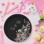 Assiettes En Carton Plat de mariage de crâne de Halloween (Fête)