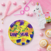 Assiettes En Carton Plat de partie d'année bissextile (Fête)